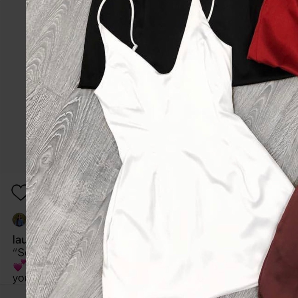 White Laura’s boutique Selena dress